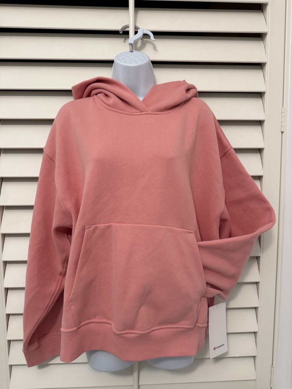Women's LULULEMON Oversized Pink Steady State Hoodie